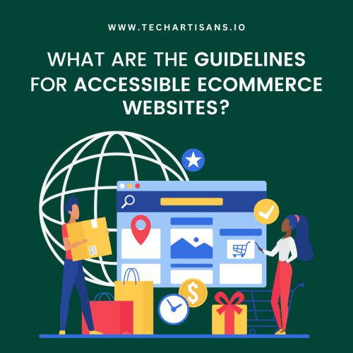What are the guidelines for accessible ecommerce websites