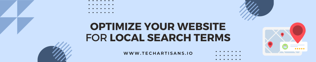 Optimize Your Website for Local Search Terms