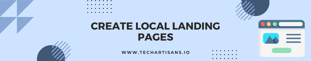 Create Local Landing Pages