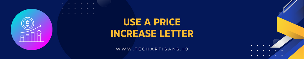 Use a Price Increase Letter