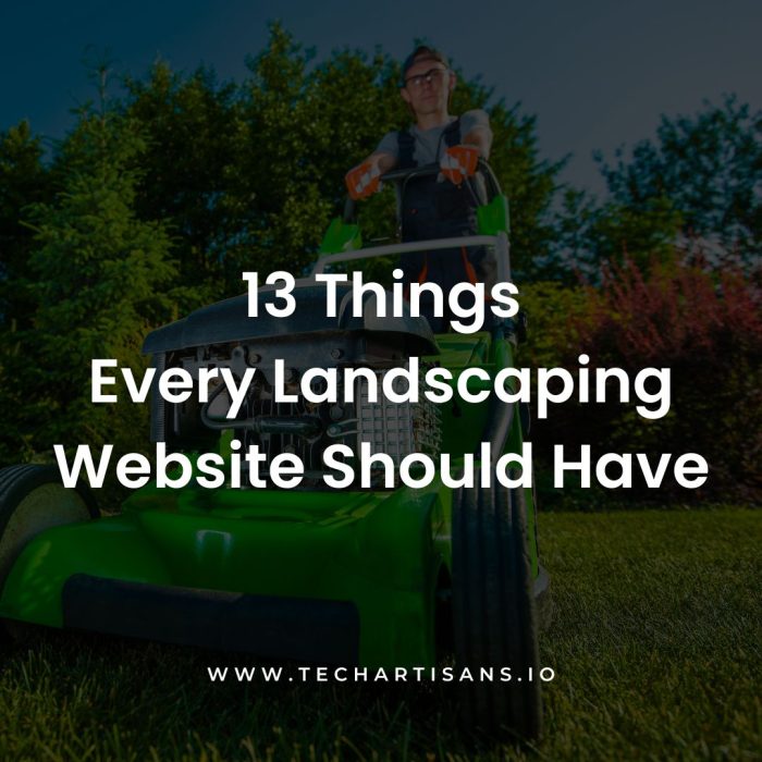 13 Things Every Landscaping Website Should Have
